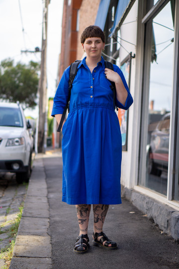 Melbourne: Paris Stone, Business Owner, Gertrude St. "All about pre-loved." Photo: Hannah Guyer