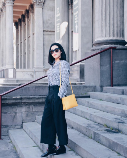 Melbourne: Vinny, Fashion Blogger, "Always love a pop of yellow."