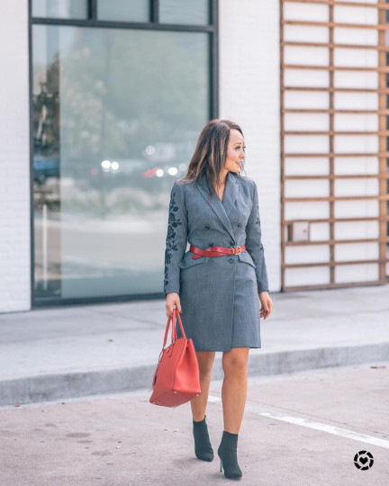 Melbourne: Jo, Fashion Blogger, "Obsessed with coat dresses these days"