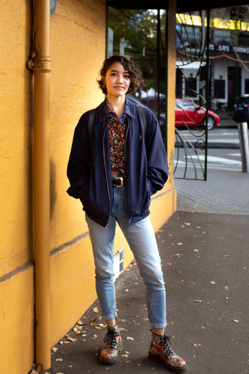 Sydney: Izumi, Frances St Glebe. "Loving 80s vintage vibes and sometimes when I'm in the mood, punk." Photo: Maree Turk