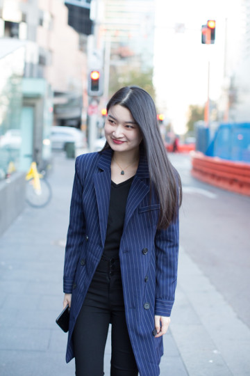 NSW: Joyce Zhang, Student, Sydney CBD. “I’ve been in Australia for two years so far.” Photo: Maree Turk