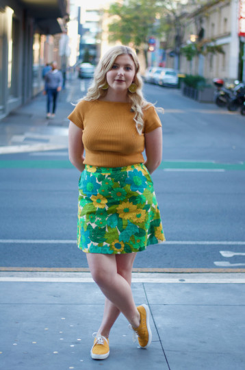 Adelaide: Kitty Barr, Retail, Rundle St. "Whatever's bright and colourful, I'll wear it."