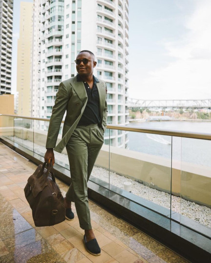 Brisbane: Mayowa, Content & Marketing, "Checking in for a little staycation with Brisbane Marriott in one of the newly renovated suites. Any reason for another holiday is good enough." Photo: Simon Kim.