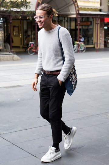 VIC: Oliver Bowering, sales consultant, Bourke St Mall.  Photo: Zoe Kostopoulos