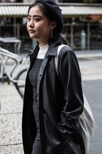 VIC: Sandy Hsu, musician/artist, Bourke St. “My style is a reflection of how I feel - How I want to feel each day. Mostly inspired by films, shoes and books…like Twin Peaks, The Craft.” Photo: Zoe Kostopoulos