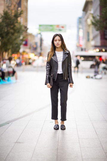 SA: Nora Choi, student, Rundle Mall. Photo: Eli Francis