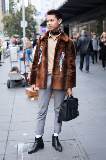 VIC: Ari, student, Melbourne. “I am eclectic. I can be chic or freak.”