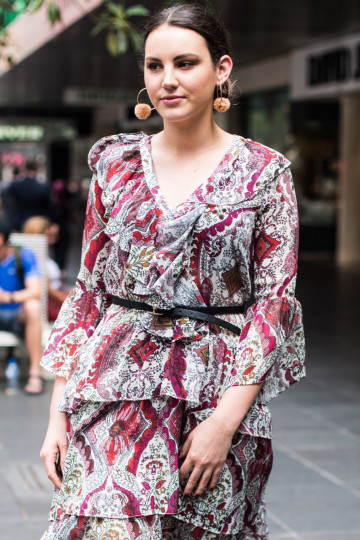 VIC: Azzurra, Retail Manager, Bourke St, Melbourne. “Boho chic.” Photo: Zoe Kostopoulos