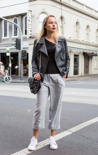 VIC: Bronte McCallum, retail, Chapel St. "I'm a minimalist, when I shop I think about how many times and how many ways I can wear a piece." Photo: Libby Matson