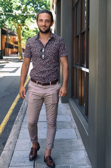 SA: John Karatzas, Sales Assistant, <a href="http://www.rundlestreet.com.au/" target="_blank">Ebenezer Place</a>. “I like floral shirts.” Photo: Stacey Em