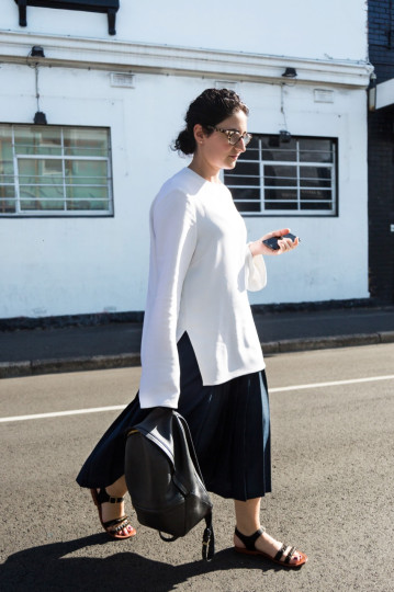 VIC: Victoria Thaniotis, Chapel St. “I’m all about the classic, contemporary, minimalist look.” Photo: Libby Matson