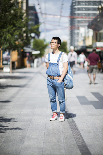 SA: Emrys, Lab Technician, Rundle Mall, Adelaide. “I’m out on my way to lunch from church." Photo: Eli Francis