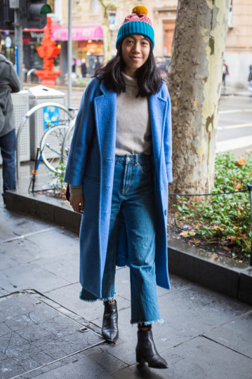 VIC: Agnes, Melbourne. “I am an avid turtleneck wearer!” Photo: Zoe Kostopoulos