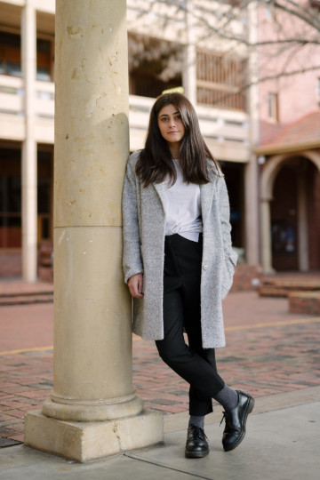 SA: Kat, Student, North Terrace. “An aesthetic resembling The Secret History is always good.”