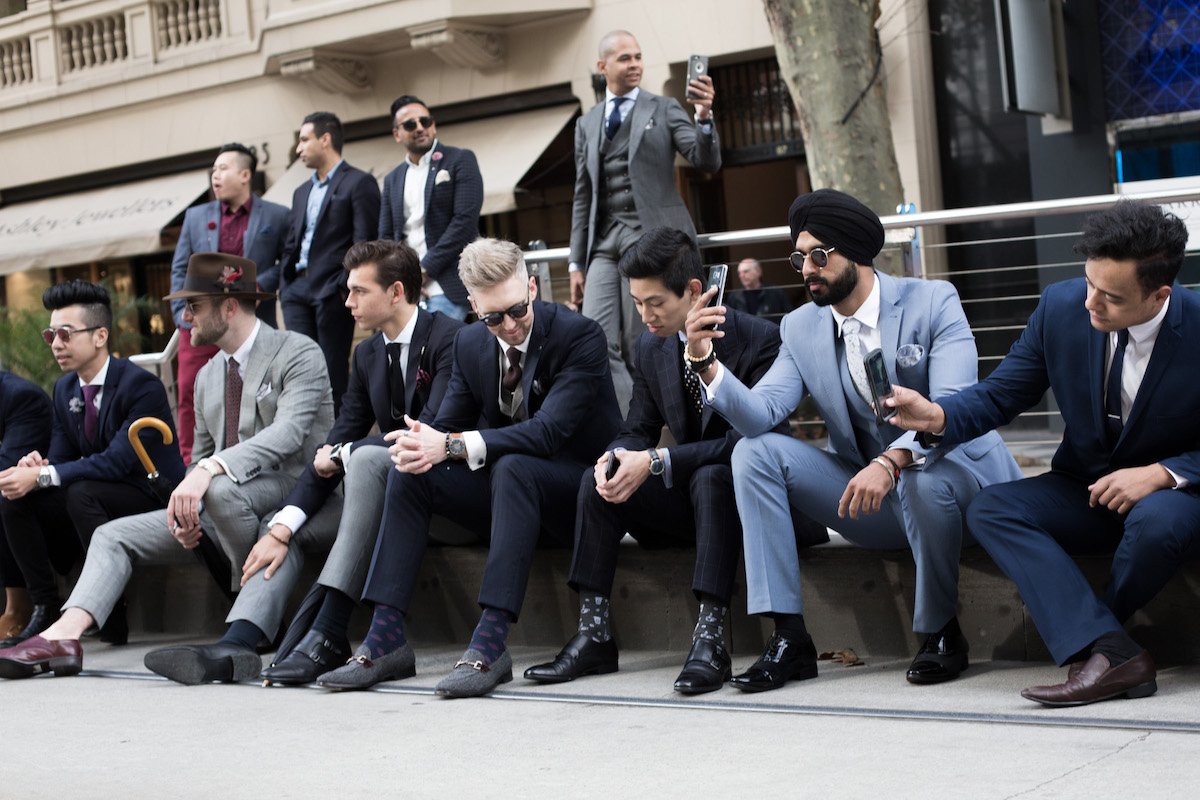 mens style on show in Melbourne