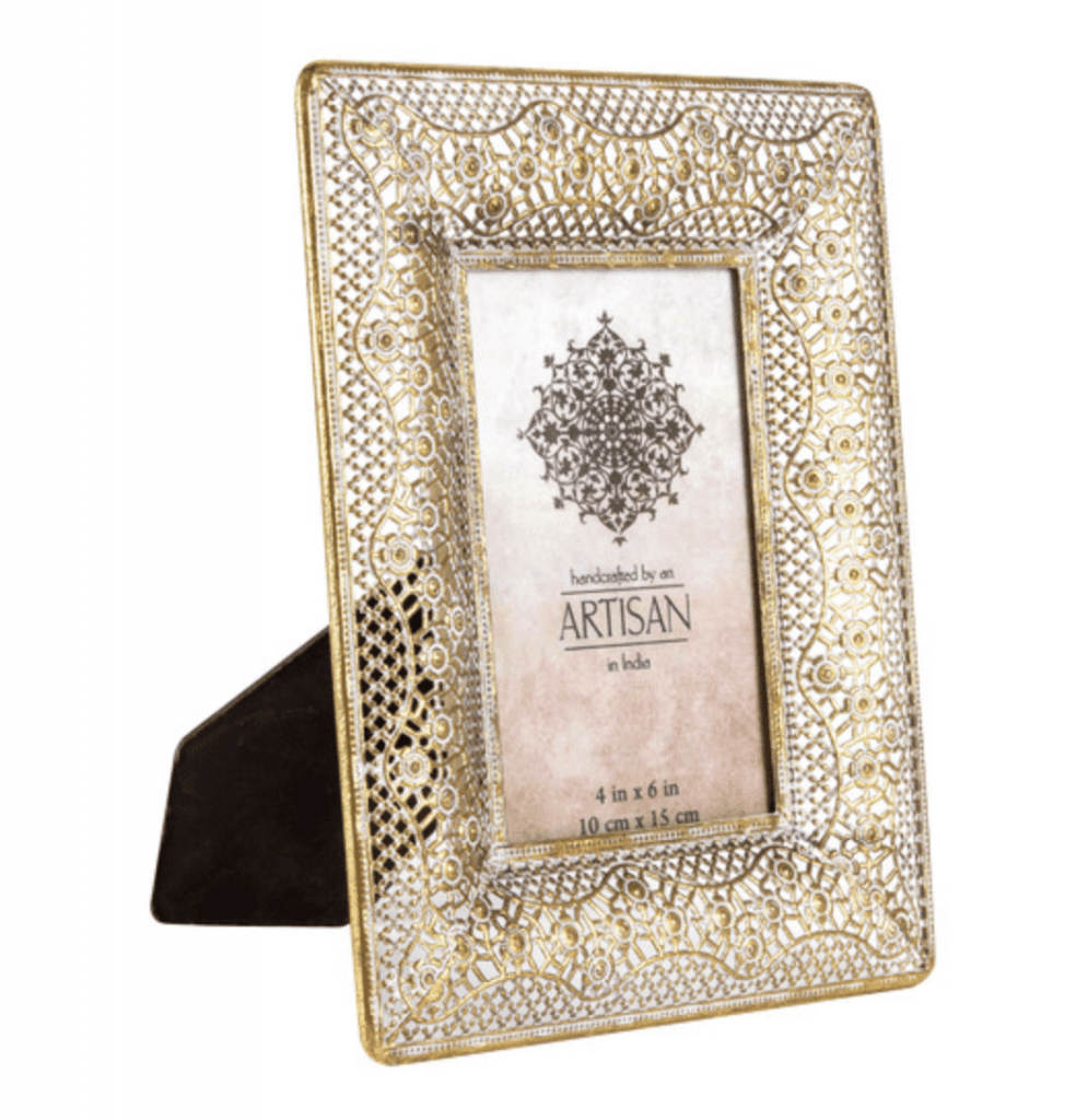 Beautiful but empty gold picture frame