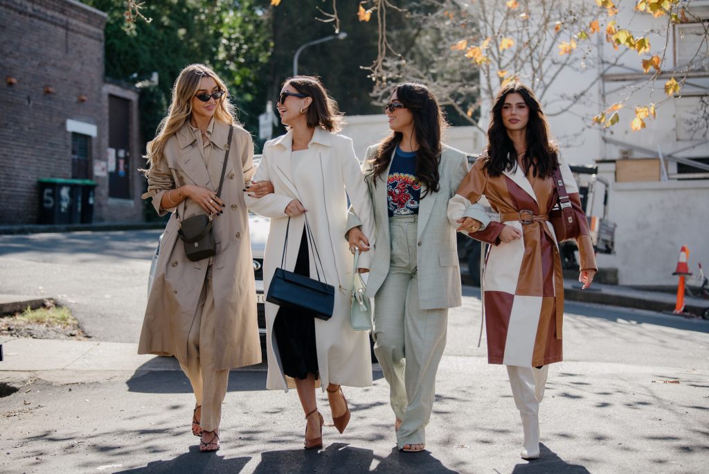Fashionistas arriving at Afterpay Australia Fashion Week 2021