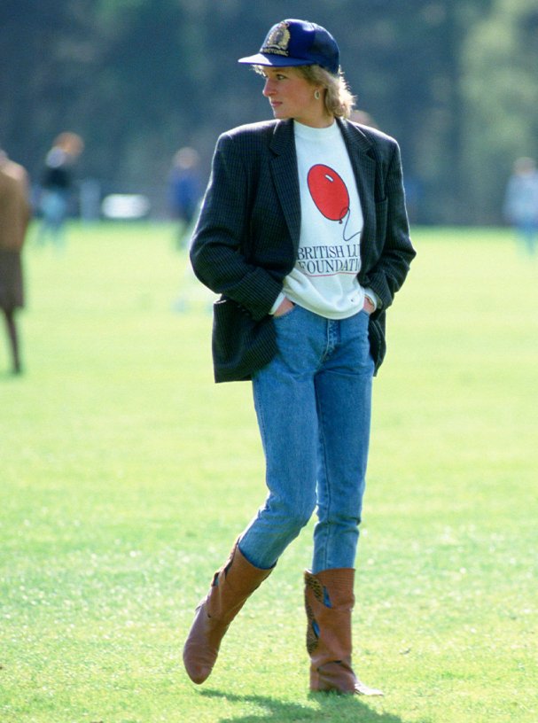 Princess Diana's casual style