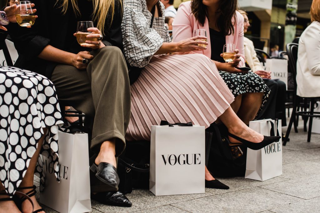 vogue festival VIP bags, Rundle Mall