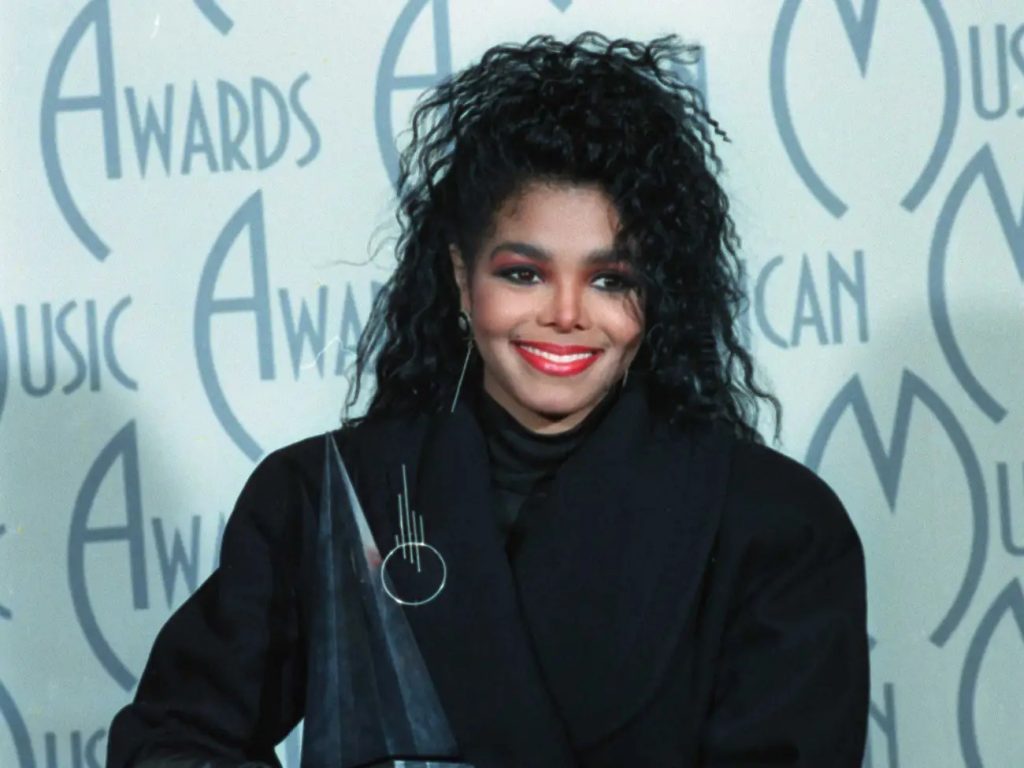 Janet Jackson 80's hairstyle